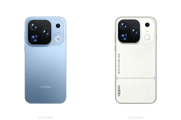 OPPO Find X10 Pro Max render showing Hasselblad white finish and large camera system